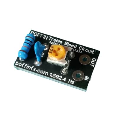 Boffin FX Adjustable Treble Bleed (1,592 Hz Black) - For Humbuckers & High Output Pickups image 1