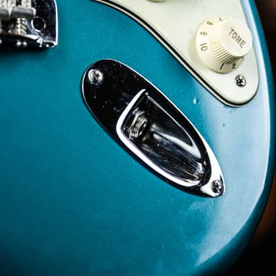 2007 Fender American Vintage '62 Stratocaster ocean turquoise image 10