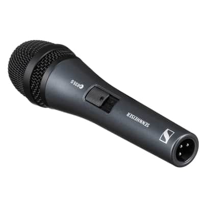 Sennheiser e835 S Dynamic Handheld Cardioid Microphone with On / Off Switch - Dark Grey