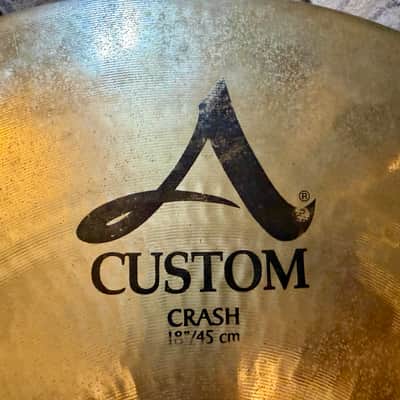 Zildjian 18" A Custom Crash Cymbal 1991 - Present - Brilliant image 3