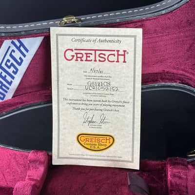 Used 2021 Gretsch Stephen Stern Masterbuilt '59 6121 Duo Jet Chet Atkins NOS w/Case TSU24193 image 10