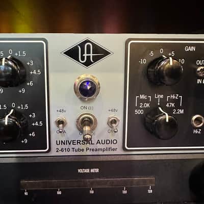 Universal Audio 2-610 Dual Channel Mic Preamplifier | Reverb