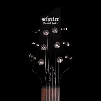 Used Schecter C-6 Plus Cherry Burst Electric Guitar No Can No Bag image 13