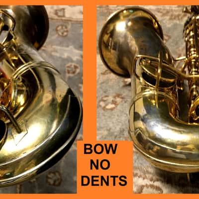 " THE CABIN " GOLD PLATE / SILVER HI-LITES STENBERG PORTRAIT C. G. CONN 1925 CHU BERRY ALTO SAXOPHONE REPAD READY FREE SHIP image 6