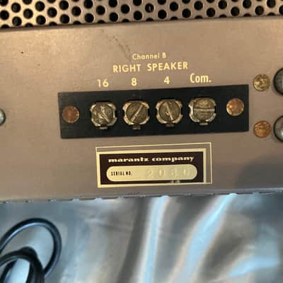 c.1960 Marantz Model 8 Tube Power Amplifier Excellent Condition image 6