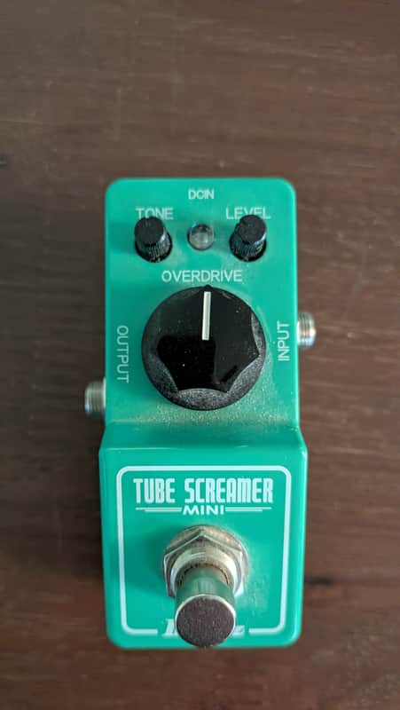 Ibanez TSMINI Mini Tube Screamer Effects Pedal- Green image 1