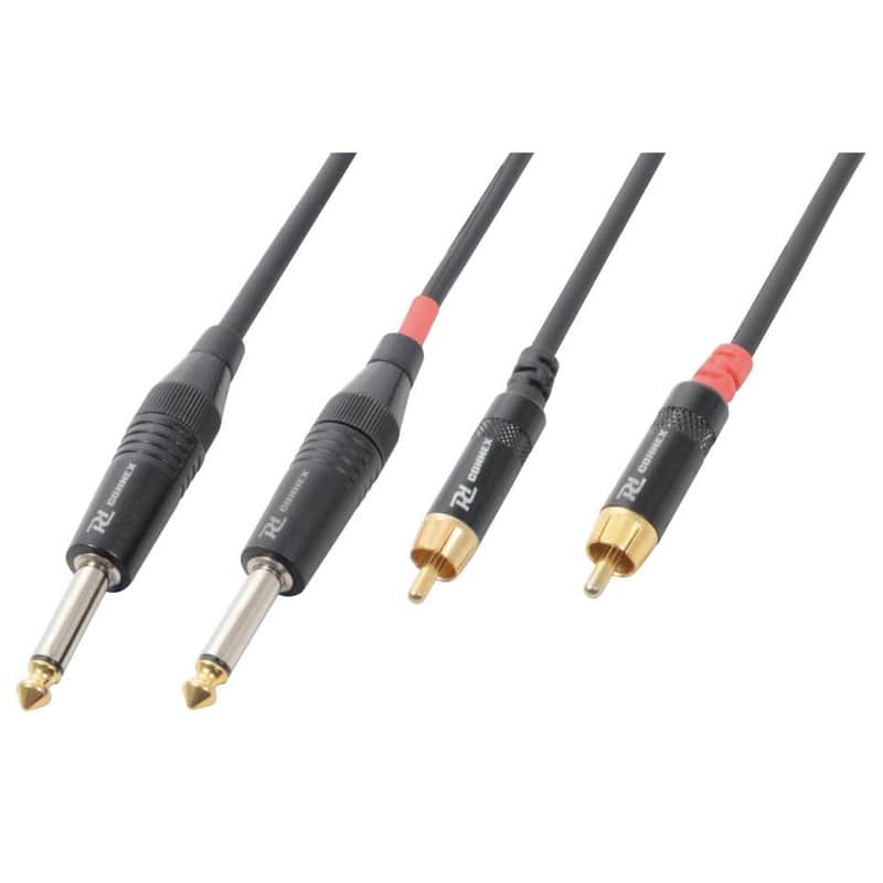 Pd Connex Cx74 1 Cable 2 X6.3 M 2 Xrca M 1.5 M image 1