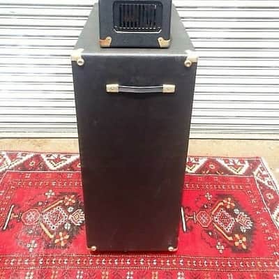 Fender Bassman 135 Head and speaker cabinet matching stack original vintage 1970s Silverface image 15