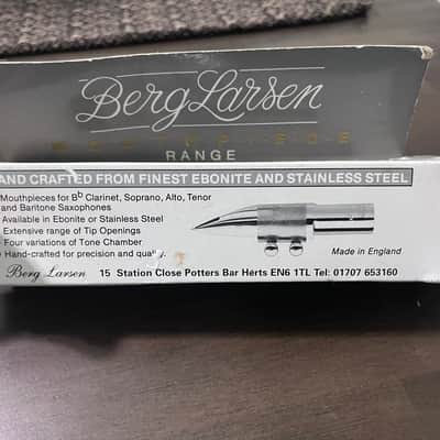 Berg Larsen 130/3/M Tenor Sax Mouthpiece 1980s - Stainless Steel image 2