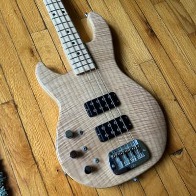 2015 G&L L-2000 Left Handed Custom Ordered 8.5lb Flamed Maple Top Electric Bass w/ OHSC & Certificate image 2