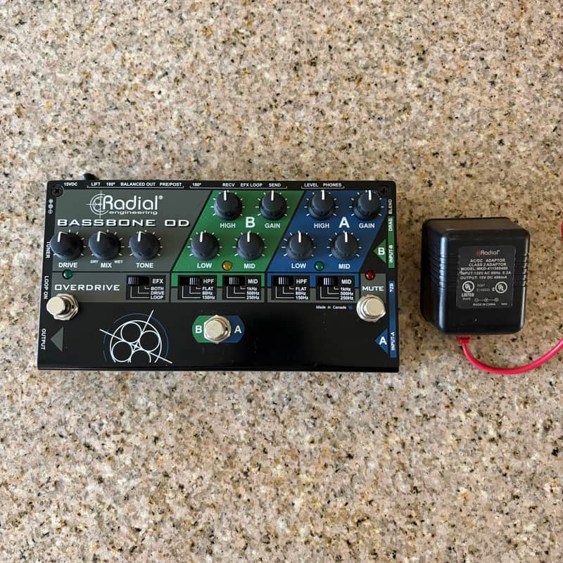 Radial Tonebone BassBone OD Bass Preamp Pedal image 1