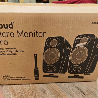 IK Multimedia iLoud Micro Monitor Pro Brand New 2 speakers + ARC mic image 4