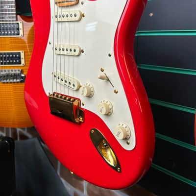 Fender Custom Shop 1956 Stratocaster NOS Fiesta Red 2006 Electric Guitar image 5