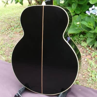 Rare 1970s Gemson GJ-400DX (Terada Gakki) - "Everly Style" Jumbo Acoustic - MIJ Japan Vintage + Gig Bag image 8