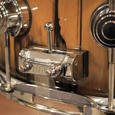 DW Collector's 6.5x14 Maple VLT Snare Exotic Black Burst over Ivory Ebony - New! image 4
