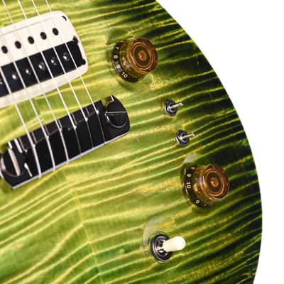 PRS Private Stock #11767 Paul's Guitar Curly Maple/African Mahogany Rainforest Glow w/Stained Neck/Fingerboard & Birds of a Feather Inlay (Serial #0406986) image 10