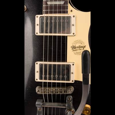 Heritage Custom Shop Custom Core H-150 Artisan Aged with Bigsby Space Black with Case image 7