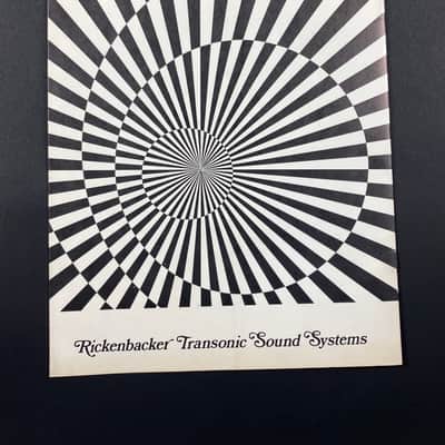 1968 Rickenbacker Amp Catalog Case Candy Brochure image 1