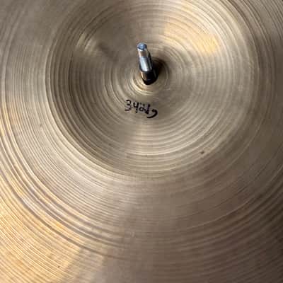 1950s Zildjian A 24" Trans Stamp Type III Ride Cymbal 3421g 1950s Zildjian A 24" Trans Stamp Type III Ride Cymbal 3421g image 7