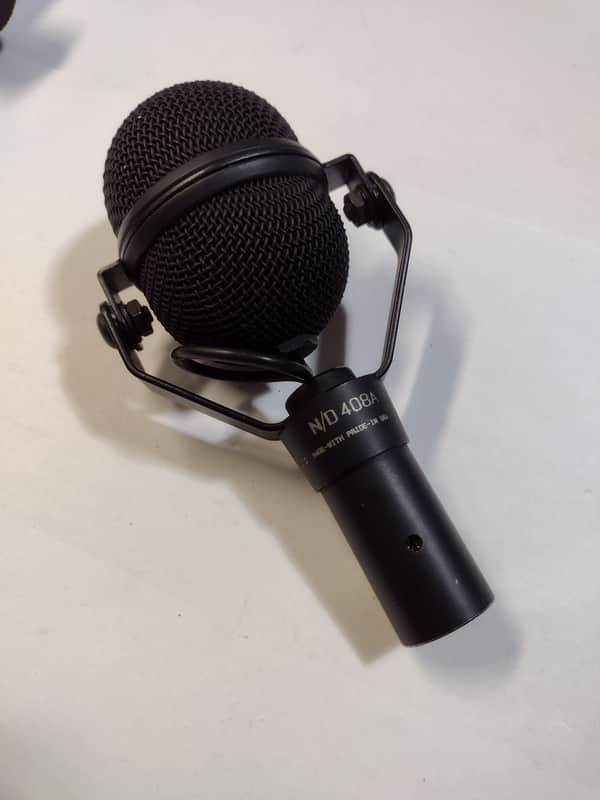 Electro-Voice N/D408A Supercardioid Dynamic Instrument Microphone Great EV Mic XLNT Cond ND 408 A image 1