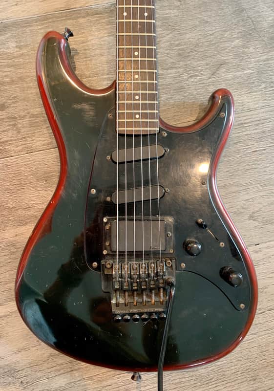 Ibanez Roadstar II RG440 1986 w/Floyd Rose licensed tremolo, Dark Wine image 1