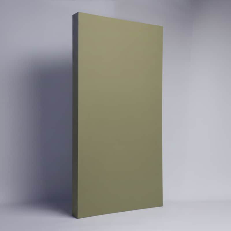 Acoustic Wall Panel | Khaki | Professional Sound Absorbing Panel | Recording Studio, Home Studio, Mixing Room, Mastering Suite, Podcast Studio, Home Theater, Broadcast Studio, Streaming Room, Office & Vocal Booth | Made in USA image 1