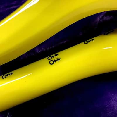 Schecter Diamond Series Prince Cloud Guitar Yellow *Factory Stock *Worldwide FREE S/H image 7
