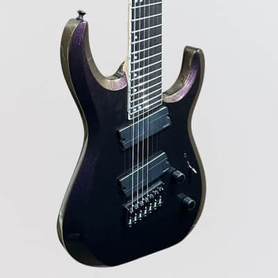 Jackson Pro Dinky DK Modern HT7 MS 7 String Multi Scale Electric Guitar - Eureka Mist image 2