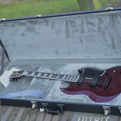 ESP E-II Viper - See Thru Black Cherry image 15