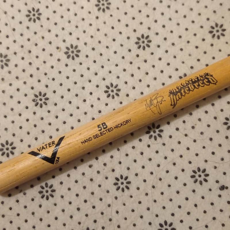 2017 Vater RARE, Collectable 5B Matt Byrne & Hatebreed log…
