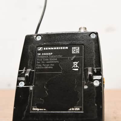 Sennheiser SK 2000XP Wireless Belt Pack Transmitter 516-558 MHz CG015BB image 5
