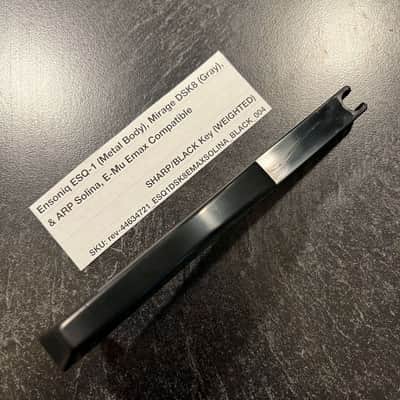 Ensoniq Replacement Weighted SHARP/BLACK Key (Ensoniq Keybeds) for Ensoniq ESQ-1 (metal) & Mirage DSK8 (gray), E-Mu Emax I Keyboard, ARP Solina (B417)