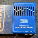 MXR Ten Band Graphic Equalizer 1970's 10-Band EQ Blue vintage