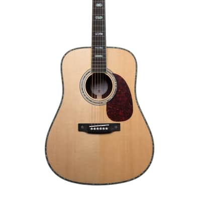 Henry's Acoustic Guitar - Monarch D24 Emperor Natural - Premium Dreadnought Guitar - Classic Design & Modern Elements image 1