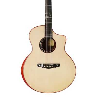 Natasha JC78 - European Spruce and Madagascar Rosewood Acoustic Guitar 2023 - Gloss image 3
