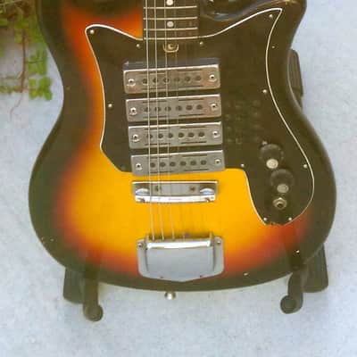 Rare Teisco ET-400 60's 3 Color Sunburst image 1