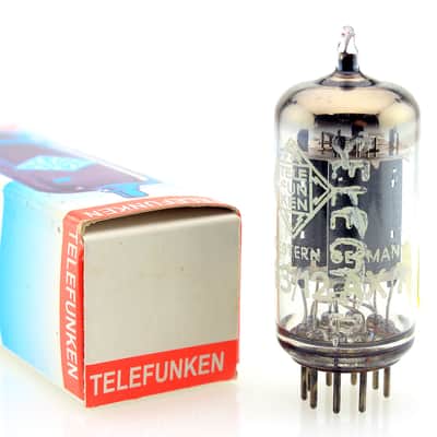 RARE 1964 TELEFUNKEN ◇ "SELECT" ECC83 12AX7 SMOOTH PLATE RED TIP VACUUM TUBE #34 image 2