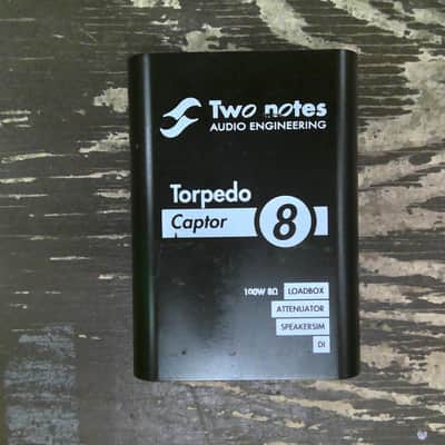 Two Notes Torpedo Captor Loadbox/Attenuator/DI - 8 Ohm 2010s - Black image 1