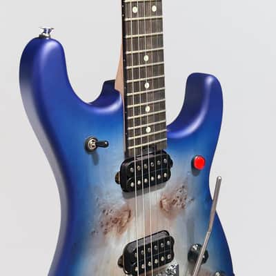 EVH 5150 Series Deluxe Poplar Burl Electric Guitar - Aqua Burst image 6