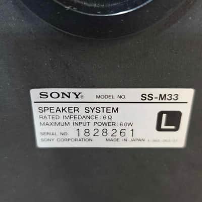 Sony SS-M33 Bookshelf Speakers - Black image 3