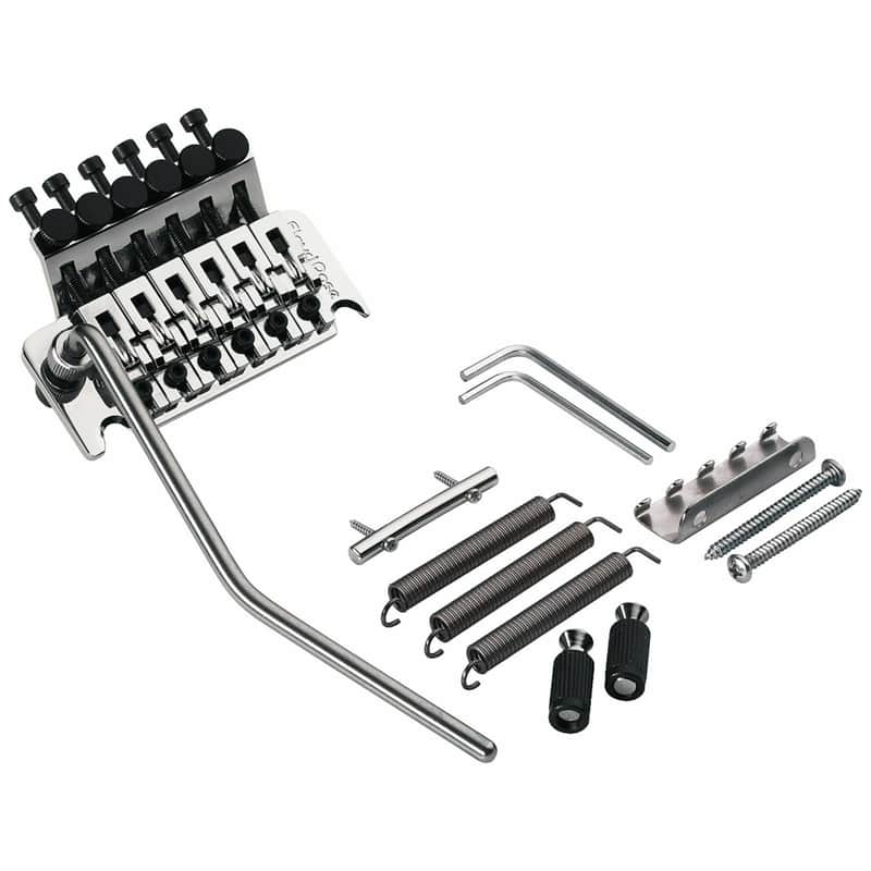 Floyd Rose FRT100 Original Series Tremolo System, Chrome image 1