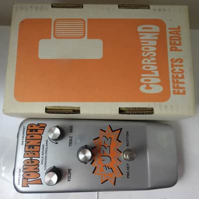Colorsound Tonebender Reissue Fuzz Effects Pedal Tone Bender w/Original Box image 2