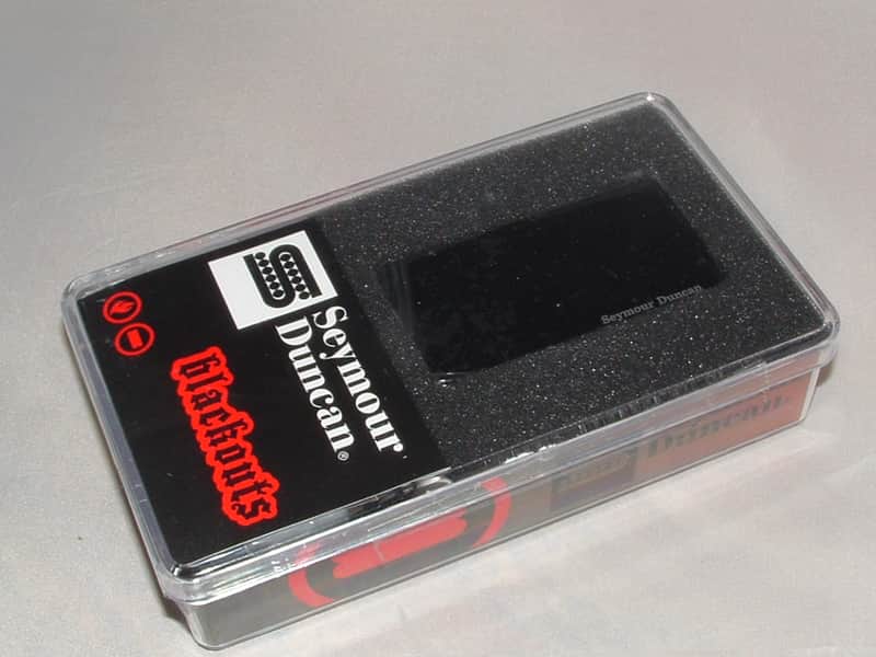 Seymour Duncan AHB-1b Blackouts Bridge Active Pickup (Black Chrome) New with Warranty image 1