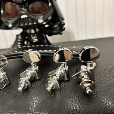 Grover PAF Rotomatic guitar tuners c 1959 - Nickel original vintage USA image 3
