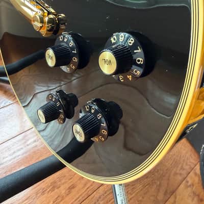 2026 Gibson Custom Shop Les Paul Custom ‘68 Reissue - Ebony Black image 6