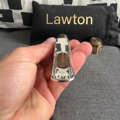Lawton 6*b Alto Saxophone Mouthpiece 2020’s - Silver Plated - CNC image 4