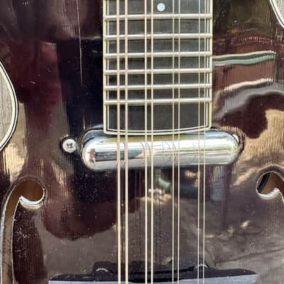 Franzke K-5E - Electric Black top Mandolin 2020 image 8