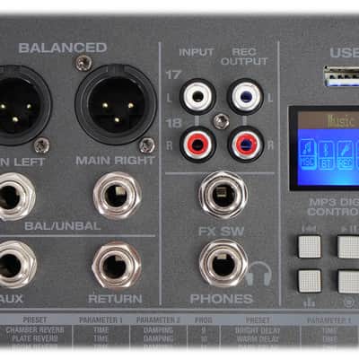 Rockville RPM1870 18 Channel 6000w Powered Mixer w/USB, Effects+Foldable Stand image 21