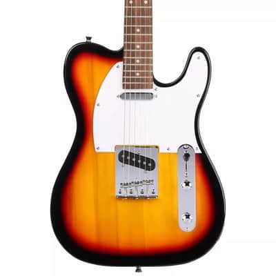 NEW OEM Vintage Style Tele Electric Guitar - Sunburst, With Gig Bag image 2
