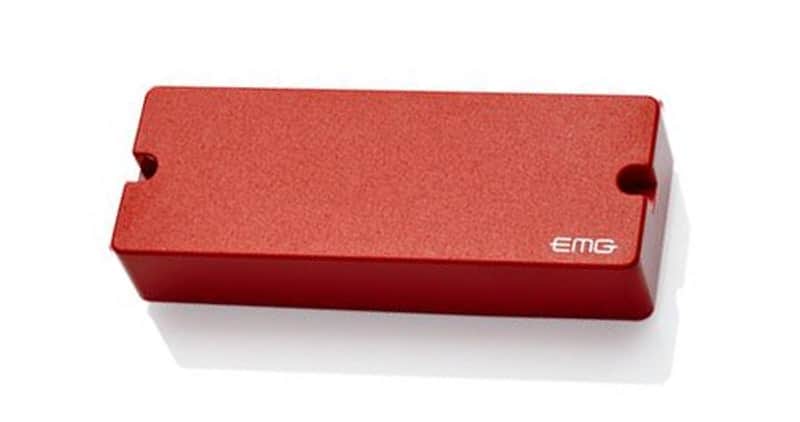EMG 40DC Active Dual Coil Bass Pickup~Red~5 String Basses~4 Inch Length~USA~New image 1